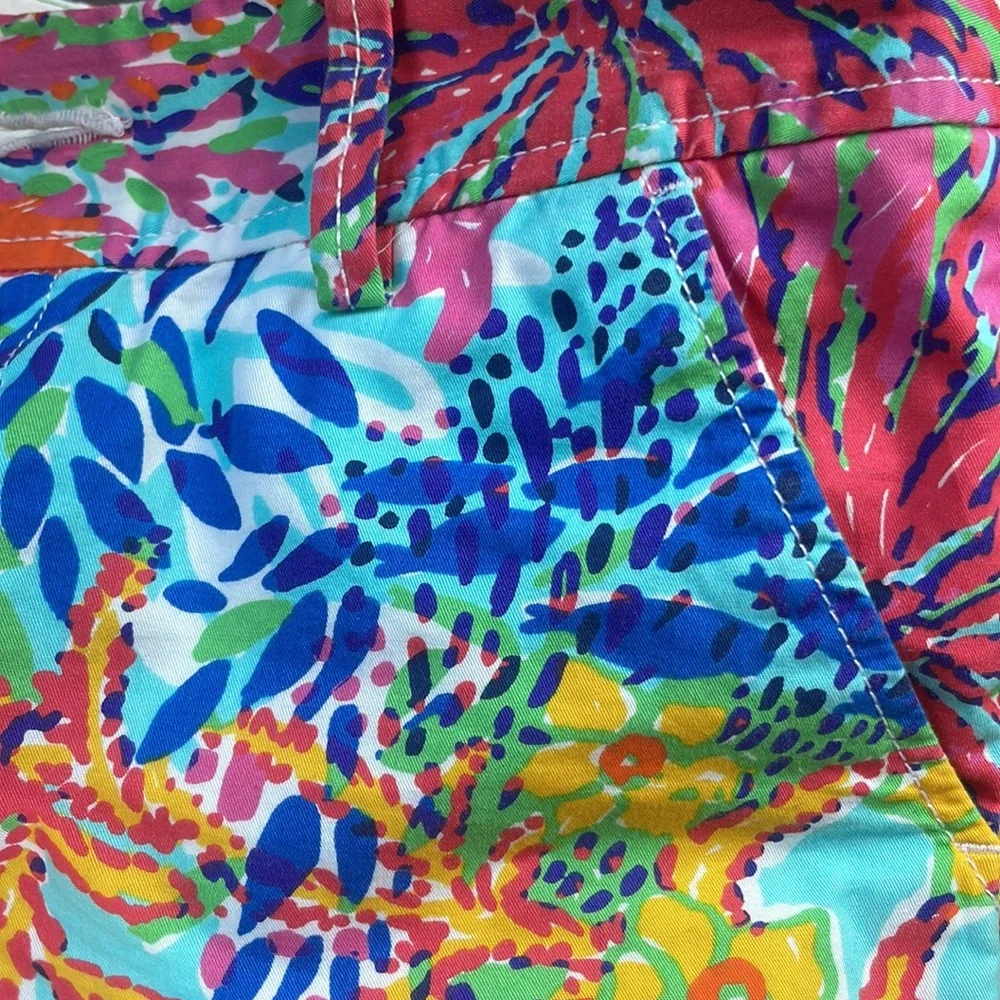 Lilly Pulitzer Callahan 5” Short Fishing For Compliments Size 4 - Picture 11 of 12